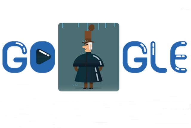 Today's Google Doodle celebrating Charles Macintosh