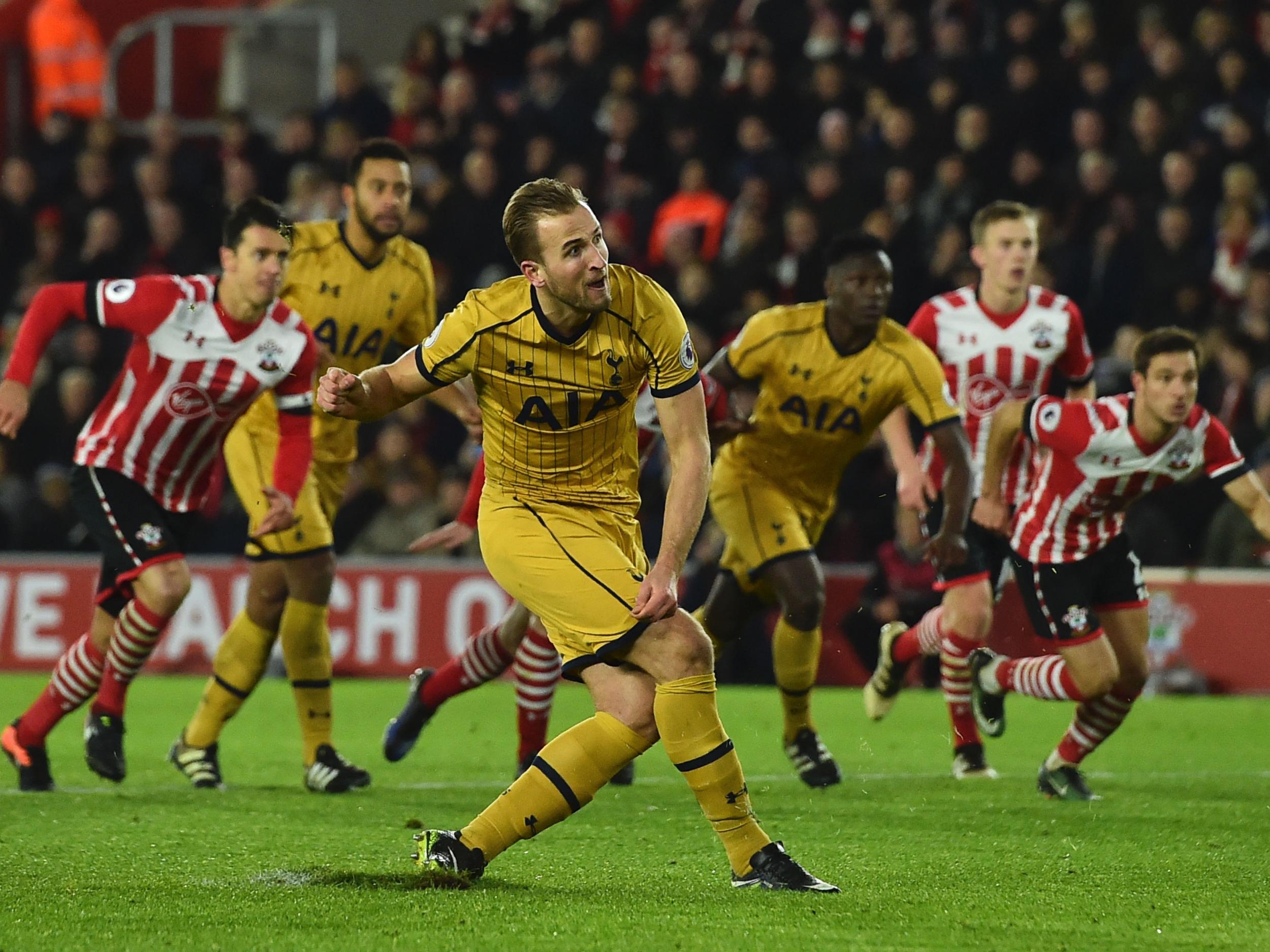 Kane's penalty soared far over the crossbar