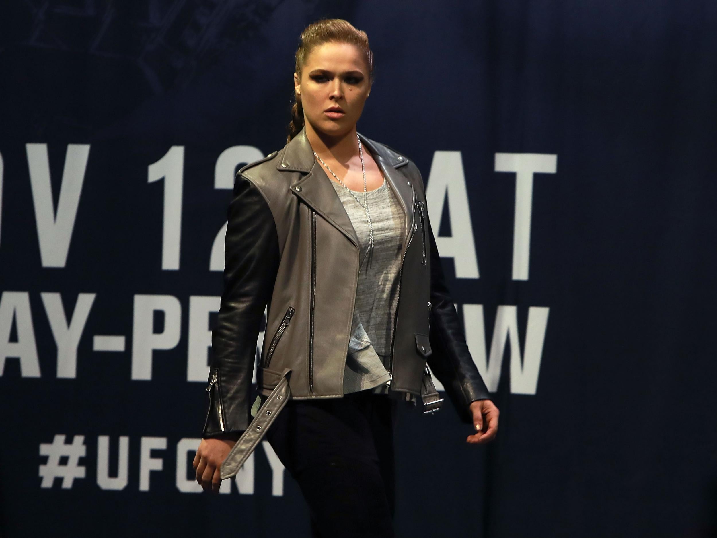 Rousey refused to participate in any media activities in the week leading up to the fight