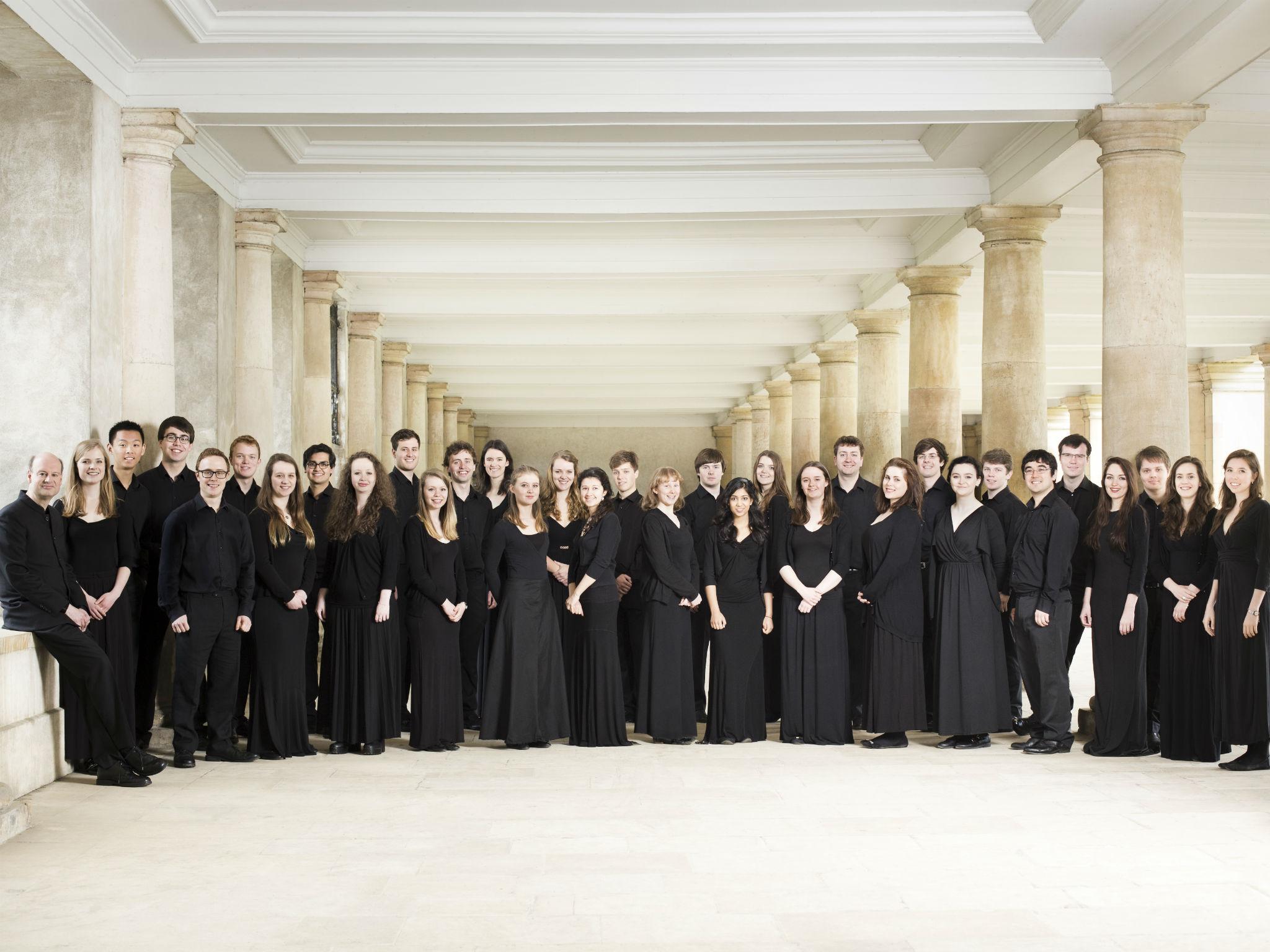 The choir of Trinity College Cambridge