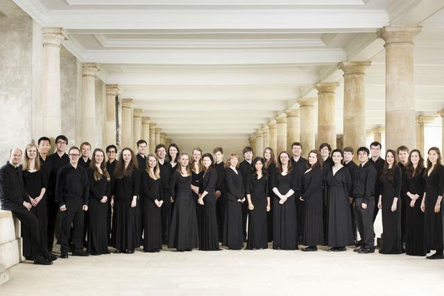 The choir of Trinity College Cambridge