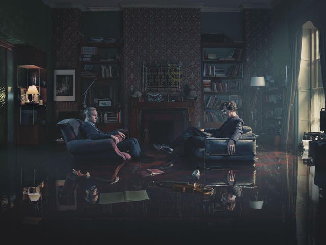 A scene from Sherlock with Dr John Watson