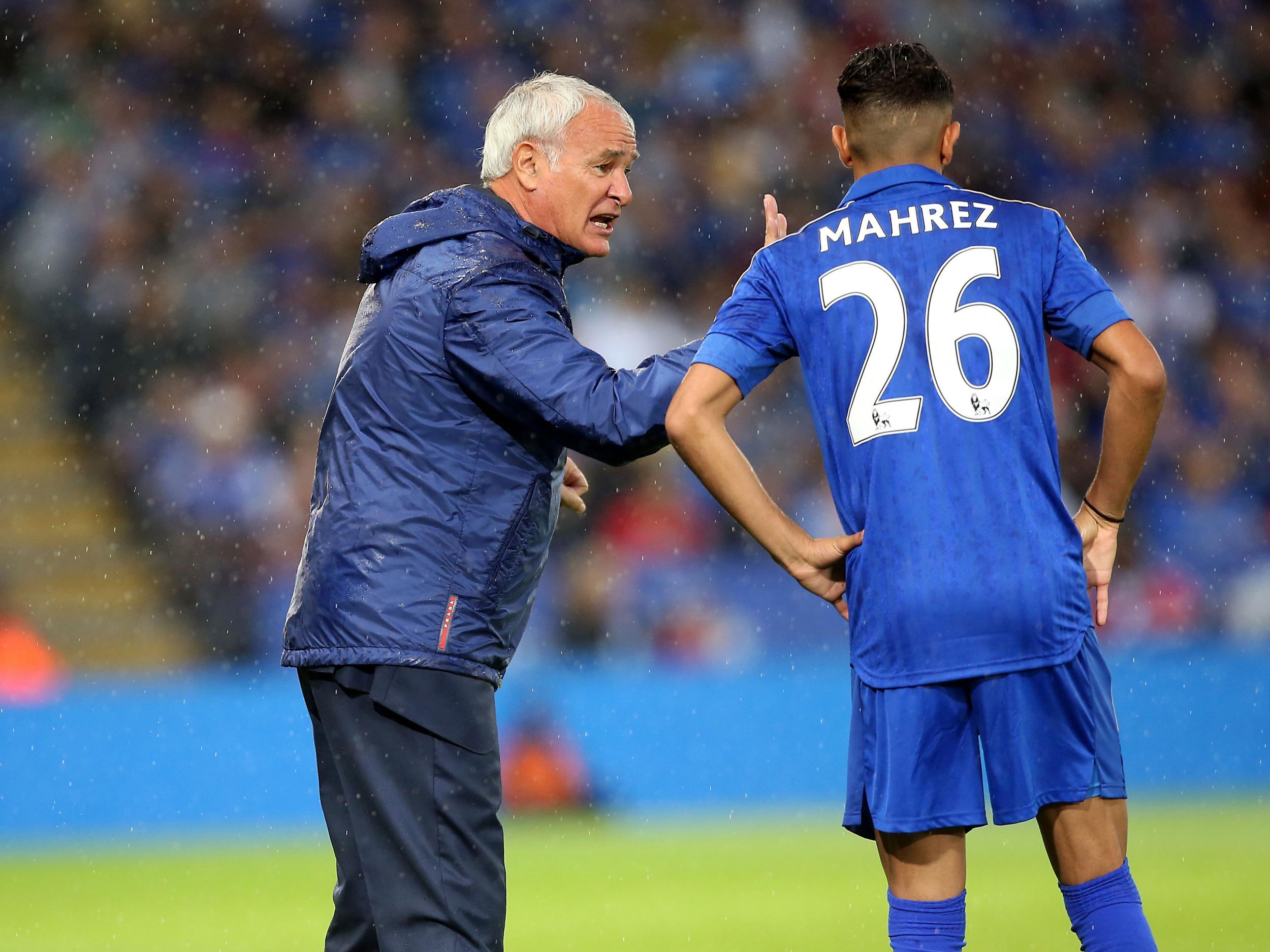 Ranieri dropped Mahrez after Leicester's 2-2 draw with Stoke at the Britannia Stadium