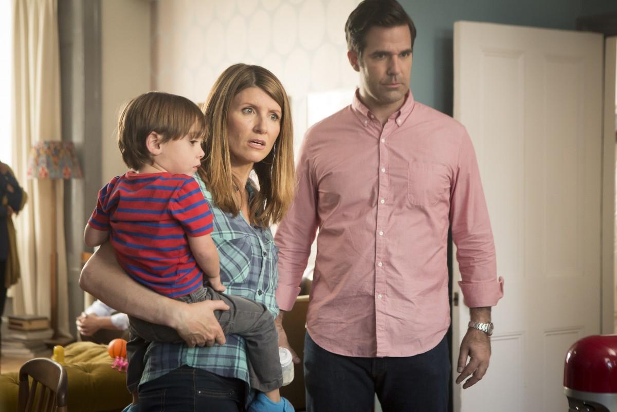 Horgan and Delaney in ‘Catastrophe’: the next series will be lighter than the previous three, she says