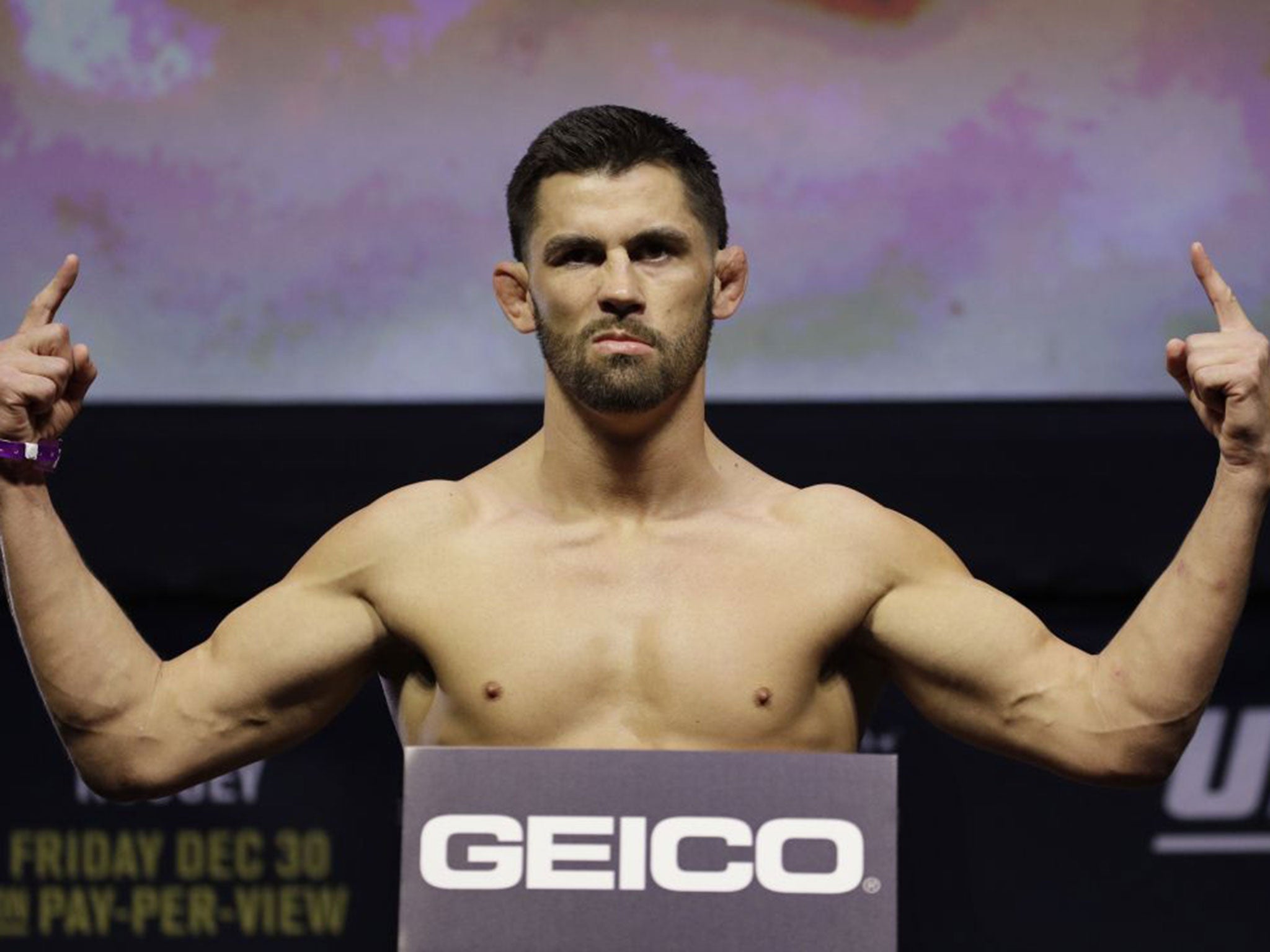 Dominick Cruz defends his bantamweight championship against Cody Garbrandt at UFC 207