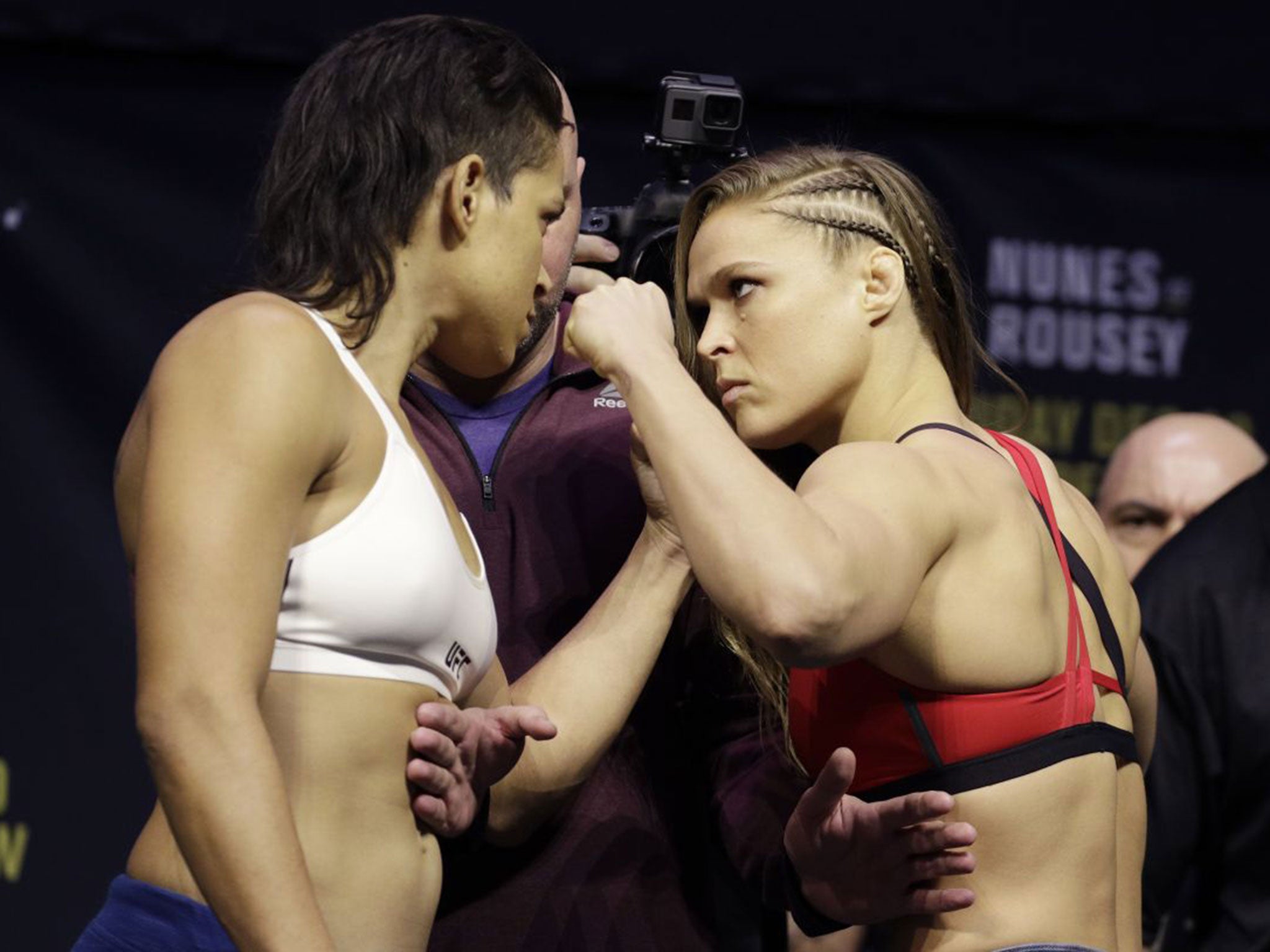 Nunes defends her bantamweight championship against Rousey at UFC 207