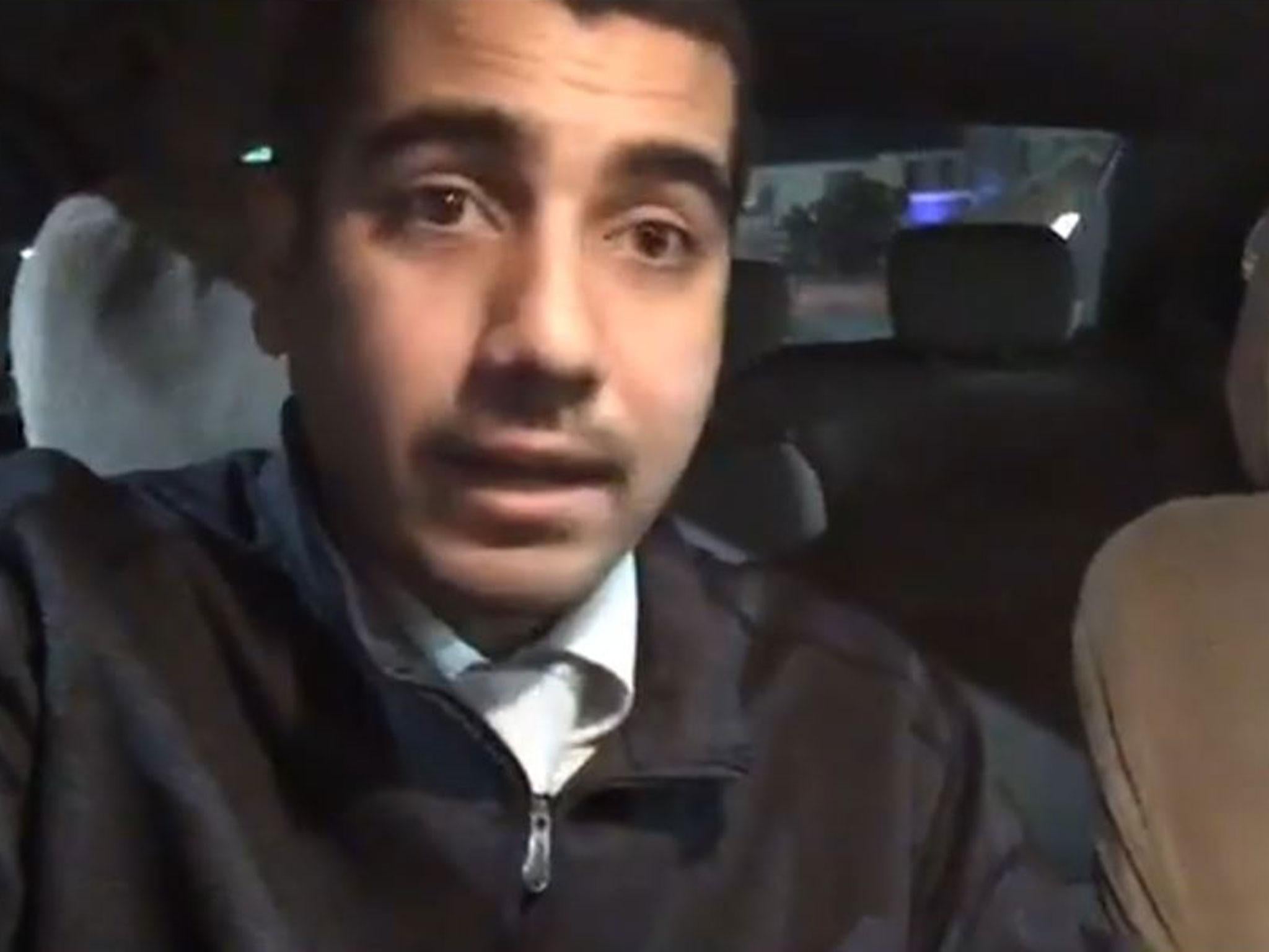 Uber driver Keith Avila shared his story on Facebook Live, in a video which has now been seen nearly 170,000 times