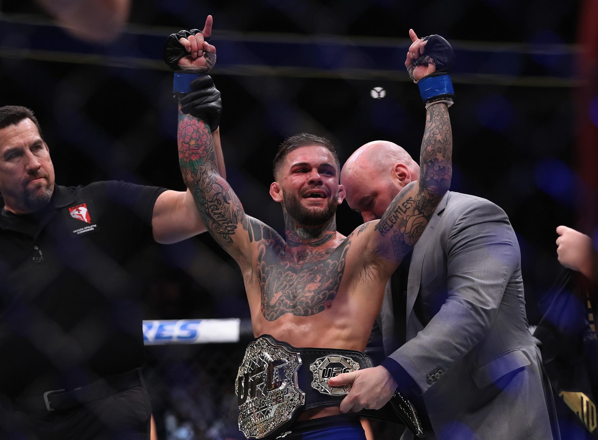 Garbrandt won the bantamweight title at UFC 207 (Getty)