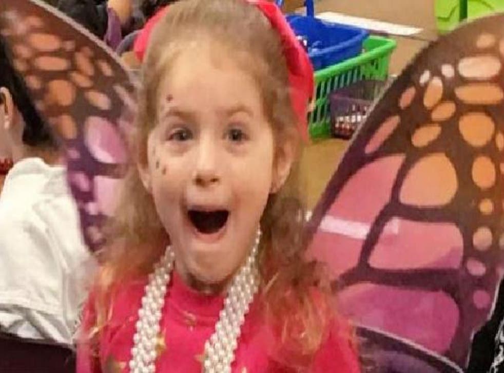 The five-year-old's body was found by firefighters
