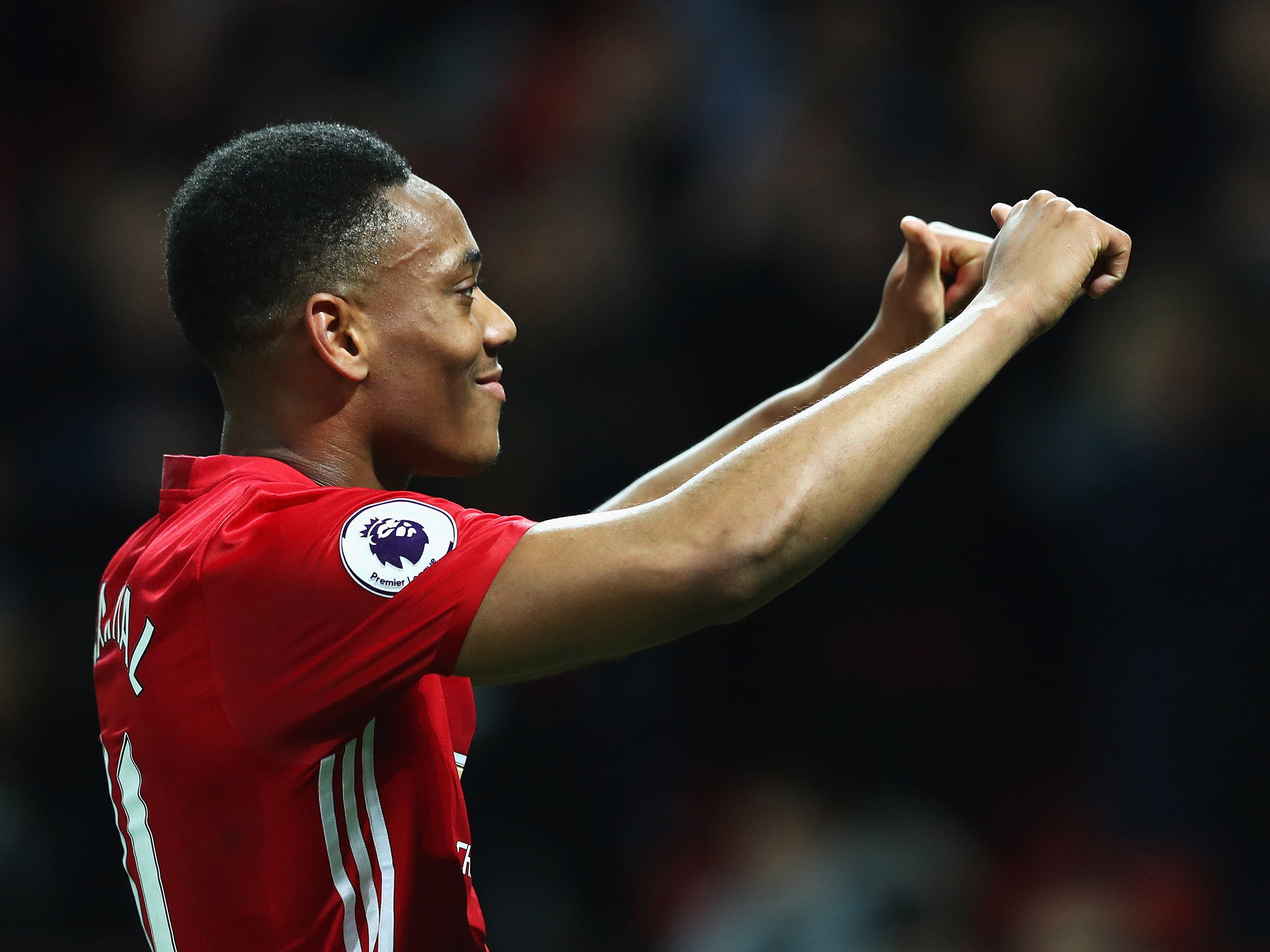Martial notched the equaliser on Saturday but was benched at West Ham