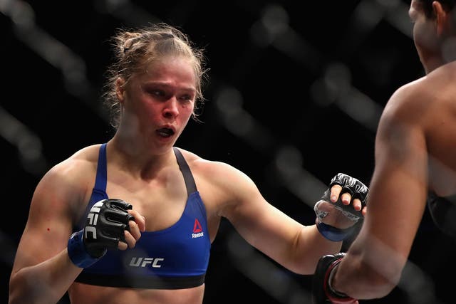Rousey was blown away by her opponent in Vegas