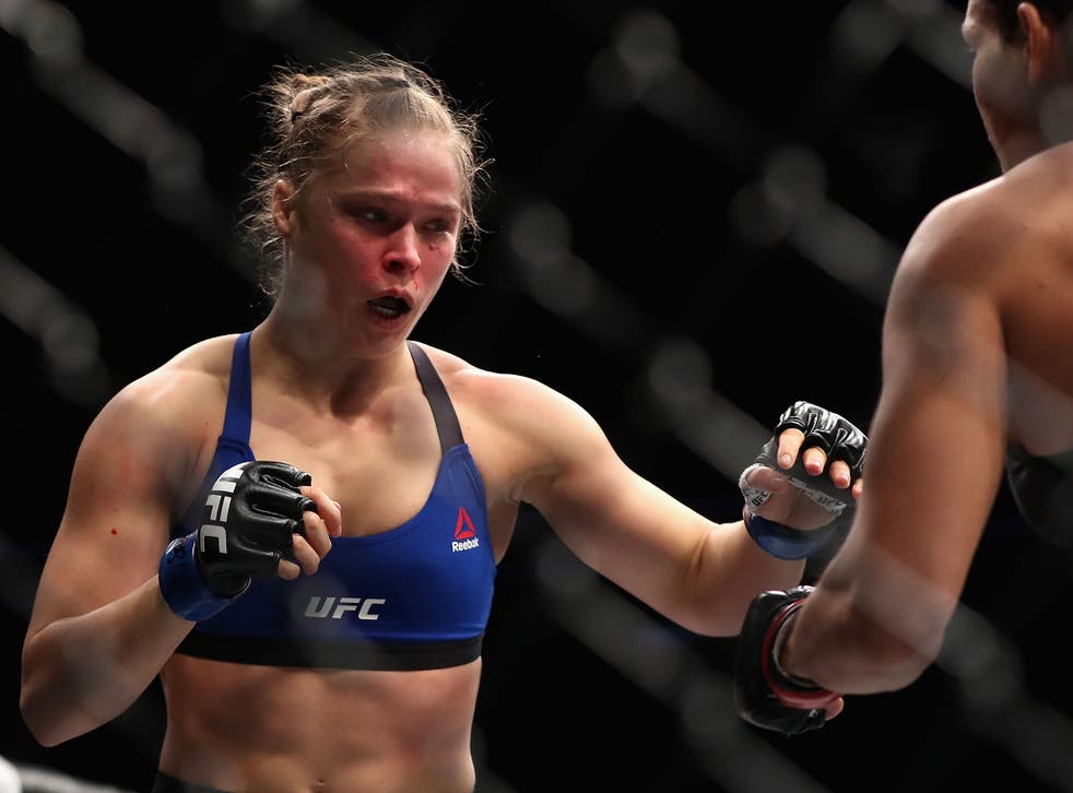 Rousey was blown away by her opponent in Vegas