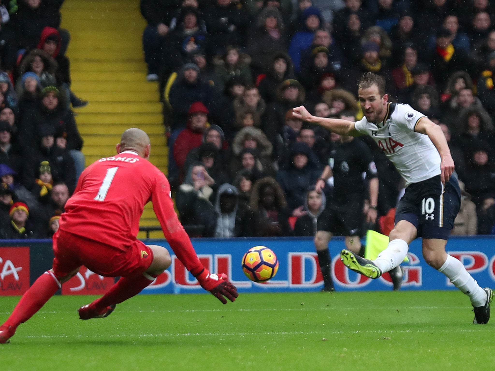 Harry Kane strikes to put Tottenham ahead