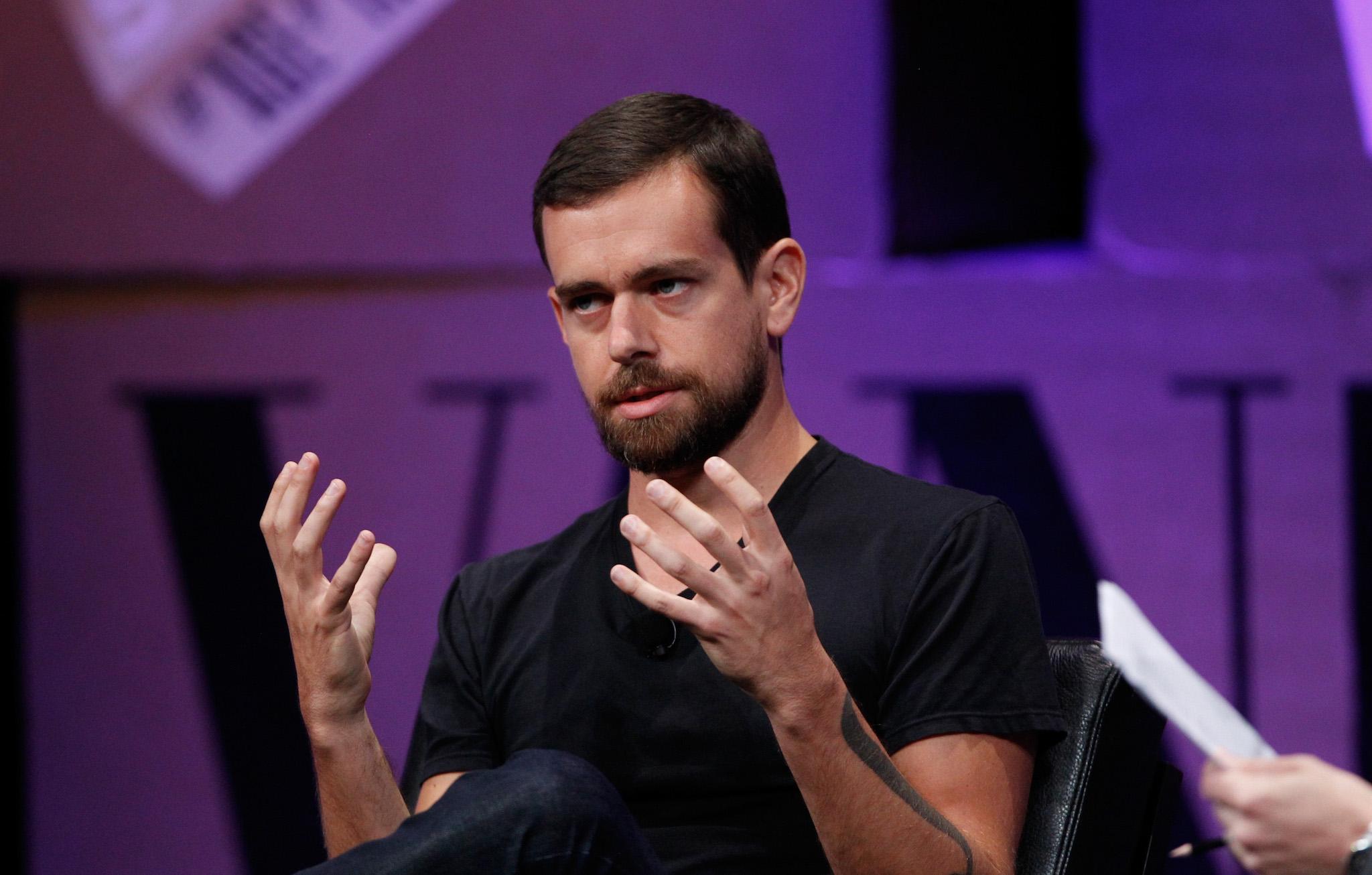 Twitter Co-Founder and Chairman and Square CEO Jack Dorsey speaks onstage during 'From 7 Dwarves to 140 Characters' at the Vanity Fair New Establishment Summit at Yerba Buena Center for the Arts on October 9, 2014 in San Francisco, California