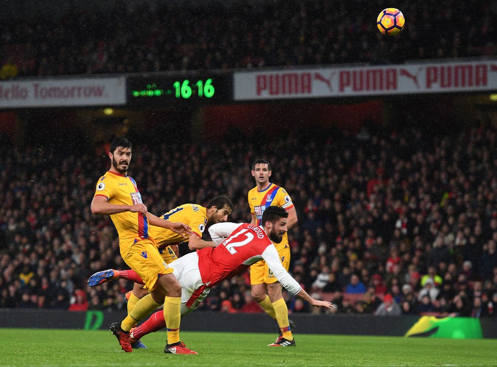 Giroud pulled off a moment of magic to hand Arsenal the lead at the Emirates