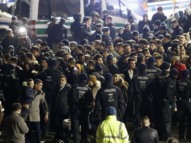 Cologne Police were accused of racial profiling after announcing they were security screening 'Nafris'