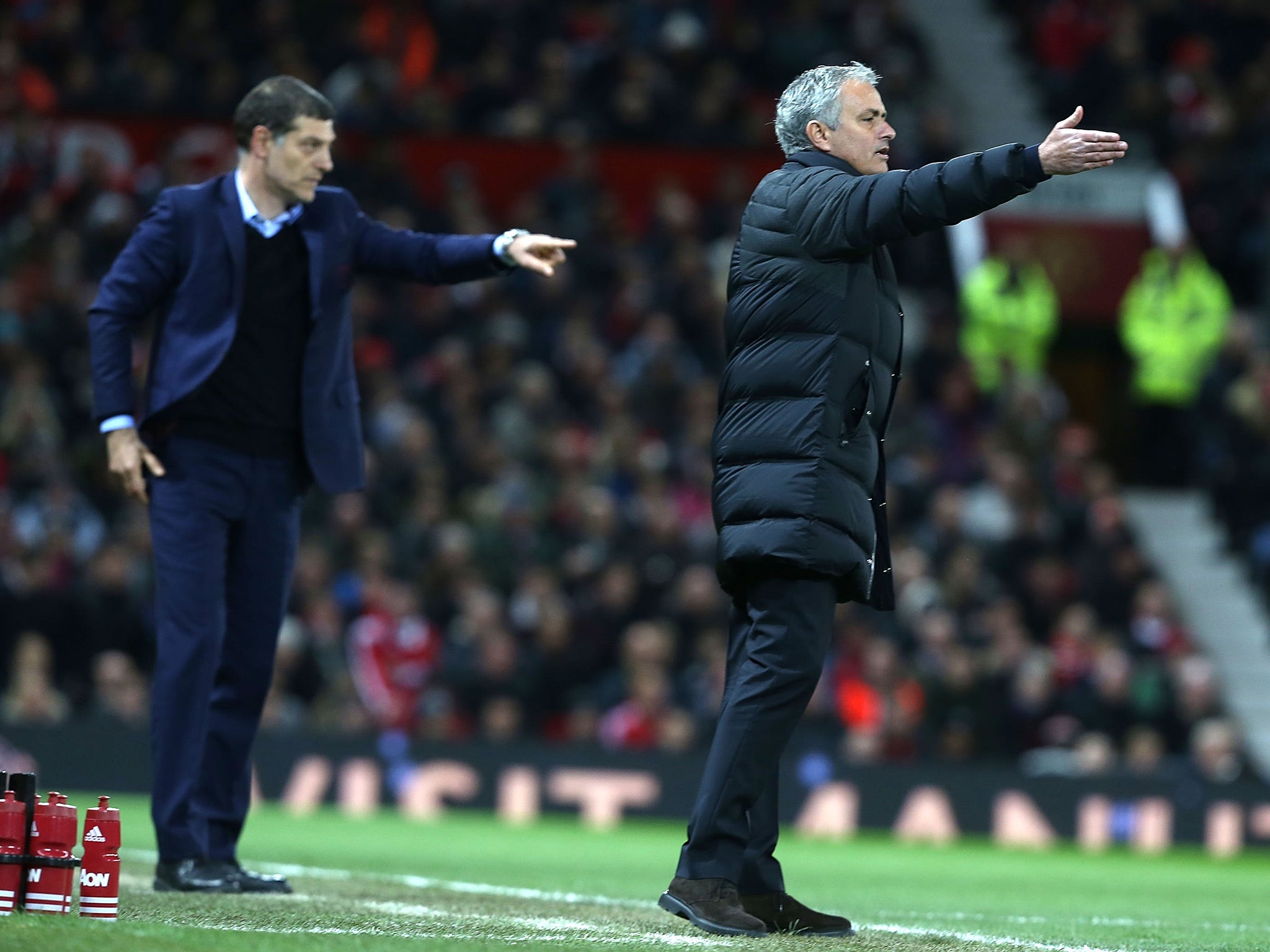 Slaven Bilic and Jose Mourinho have already met each other twice this season