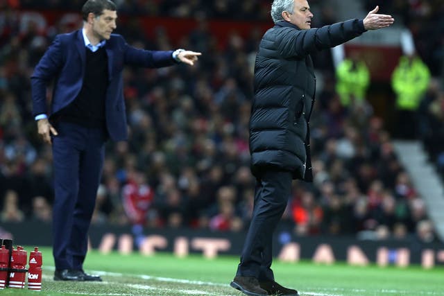 Slaven Bilic and Jose Mourinho have already met each other twice this season