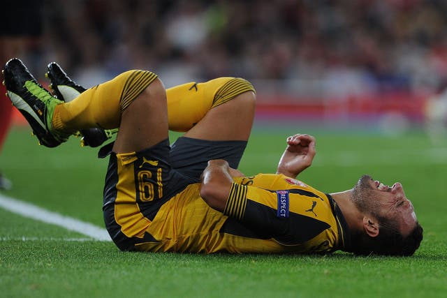 Injuries have limited Cazorla's playing time this season