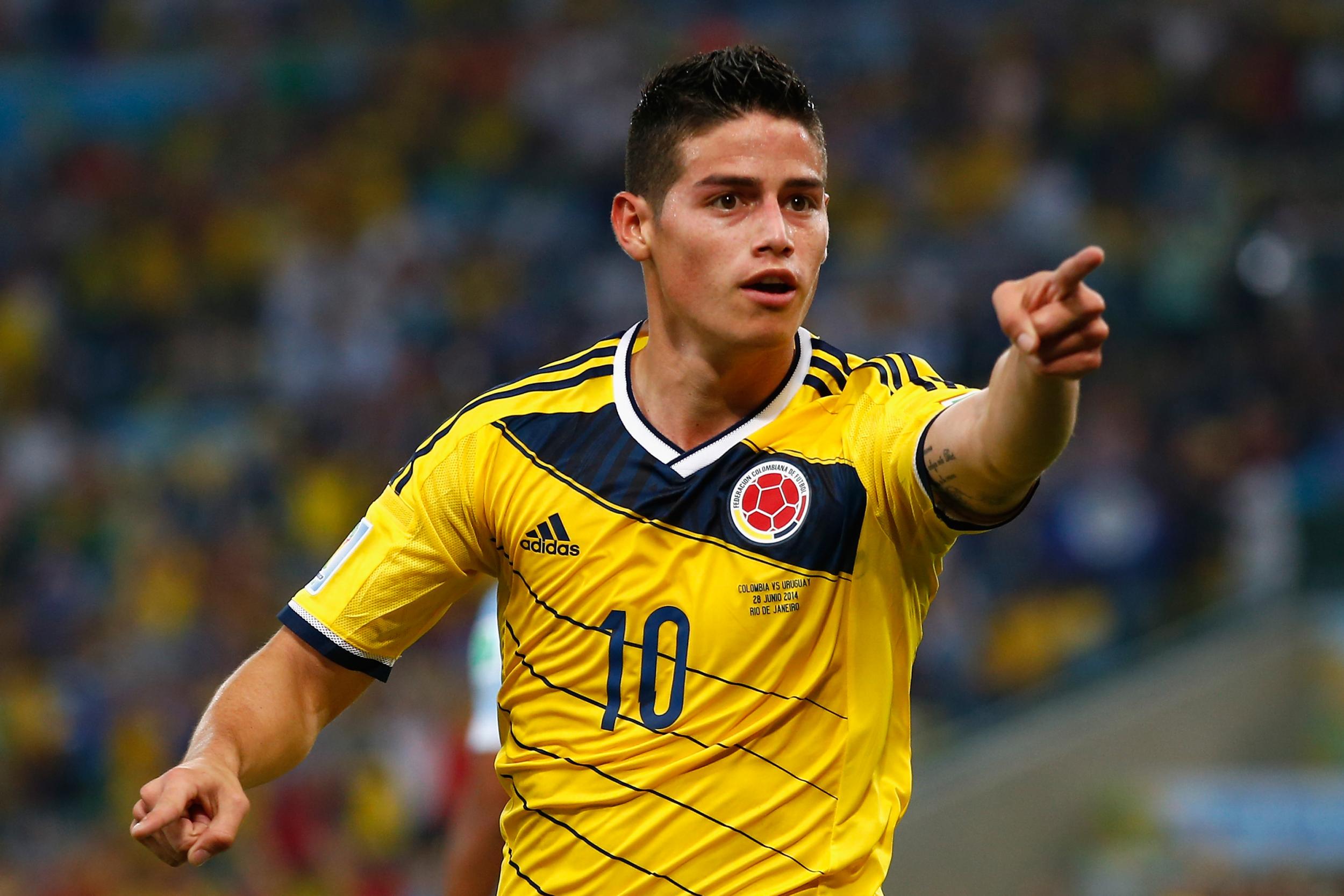 Colombian midfielder James Rodriguez is out of favour at the Bernabeu