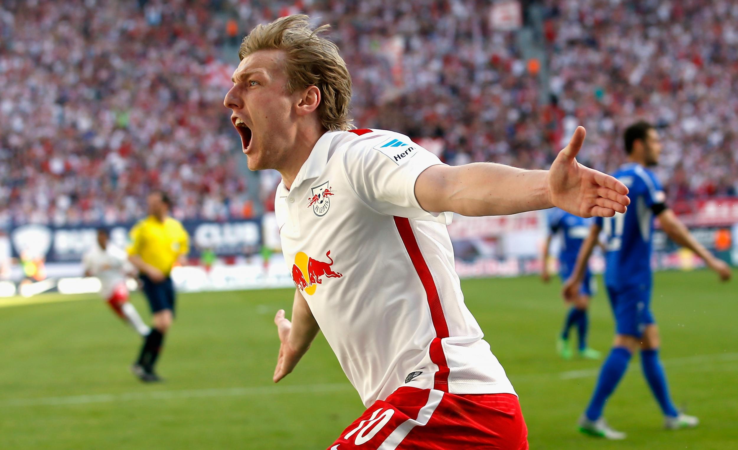 Forsberg has been involved in 13 goals for RB Leipzig this season