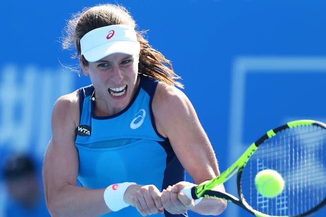 Konta recovered to see off the challenge of the United States' King