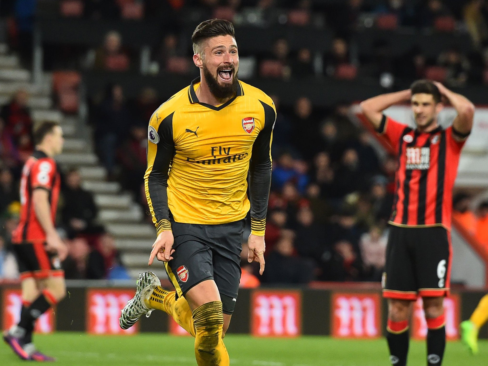 It was Giroud's second goal in three days