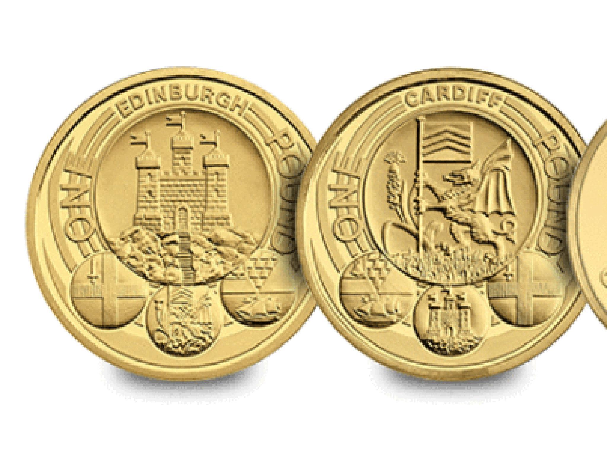 The rarest £1 coin currently in circulation is the Edinburgh £1