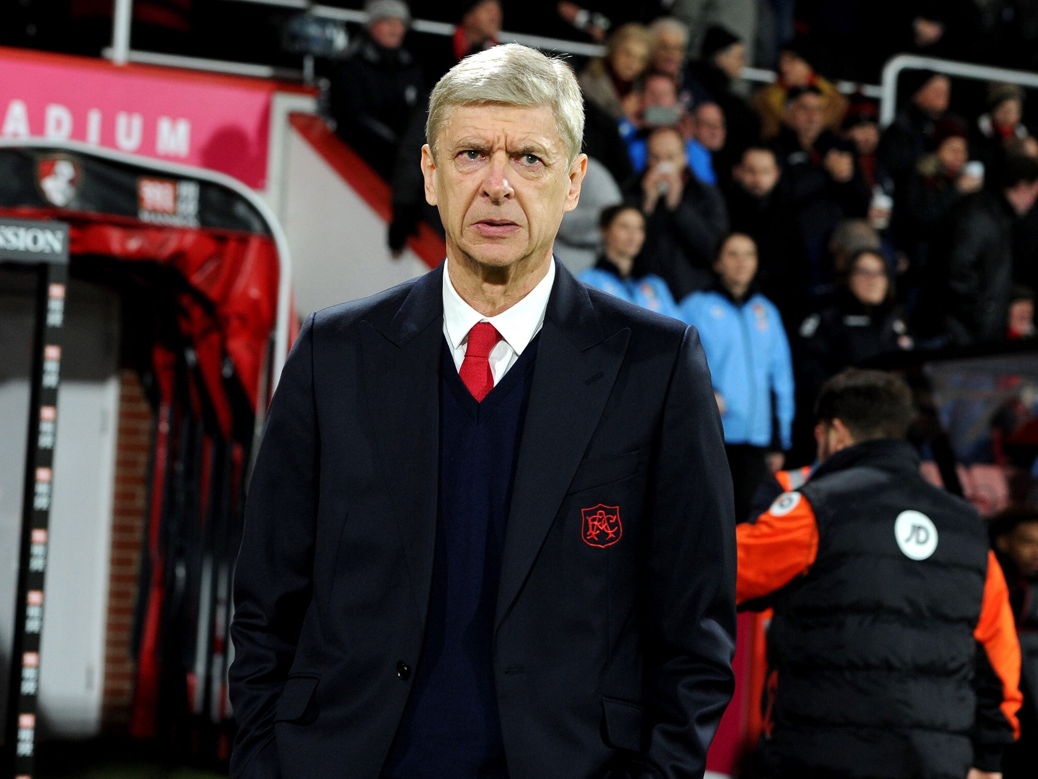 Wenger's side risk losing their unbroken record of top-four finishes