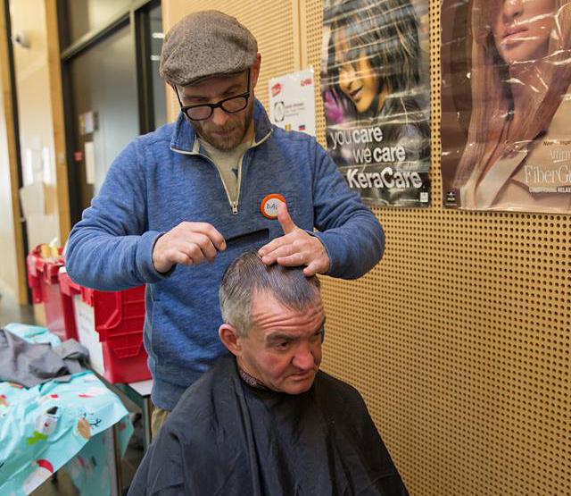 Volunteers can help by providing services including hairdressing, nail treatments and more