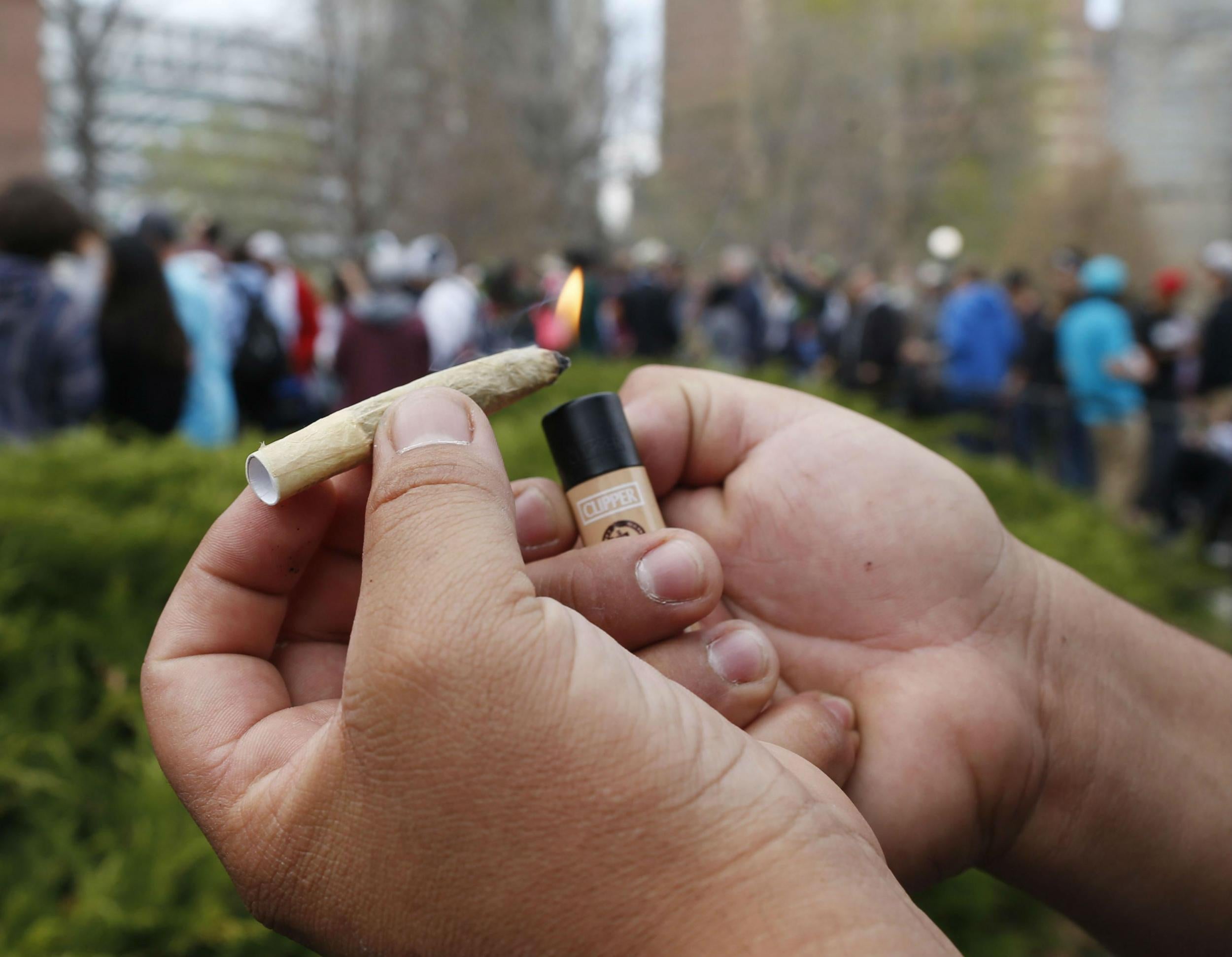 The activists intend to hand out 4,200 joints