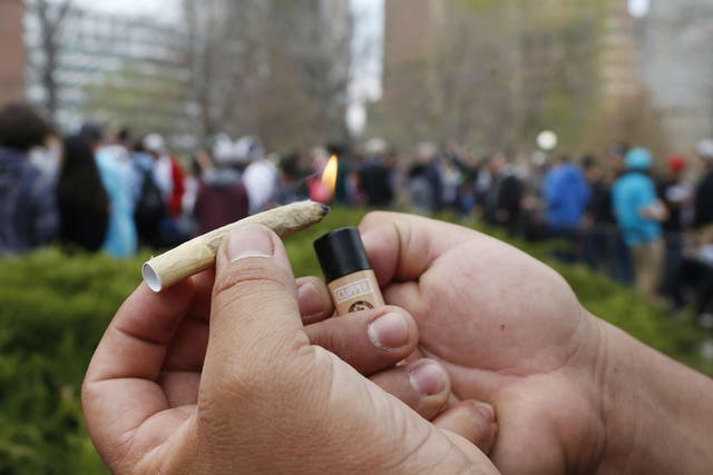 The activists intend to hand out 4,200 joints
