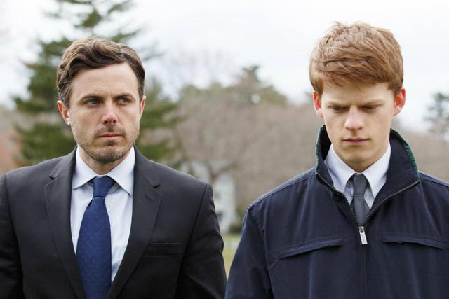 Casey Affleck and Lucas Hedges star as uncle and nephew coming to terms with loss in this intense story