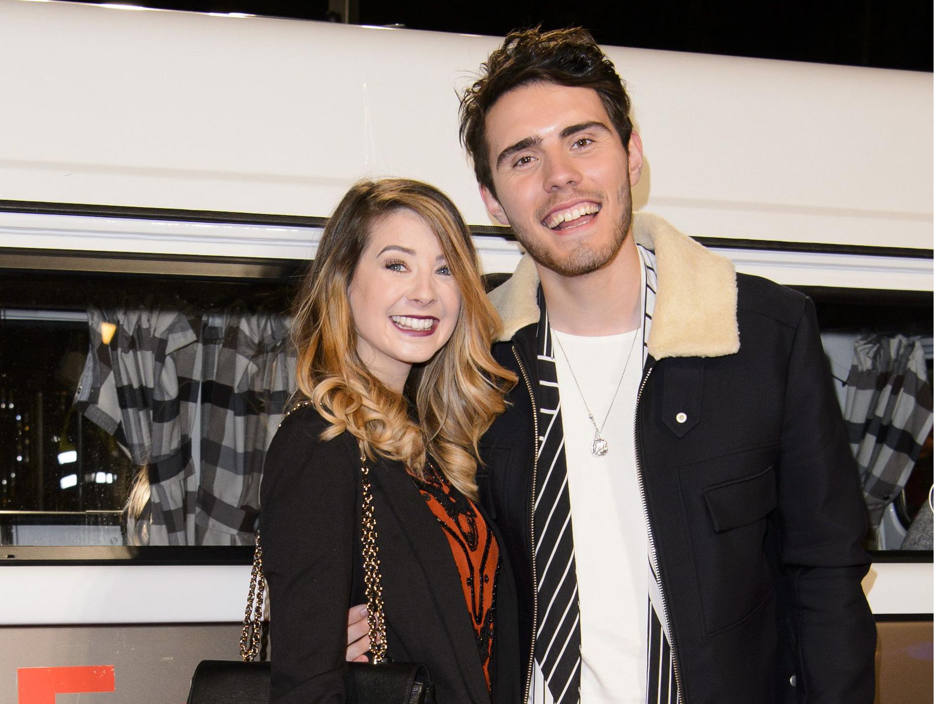 Zoe Sugg and Alfie Deyes