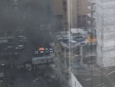Huge explosion outside courthouse in Turkey