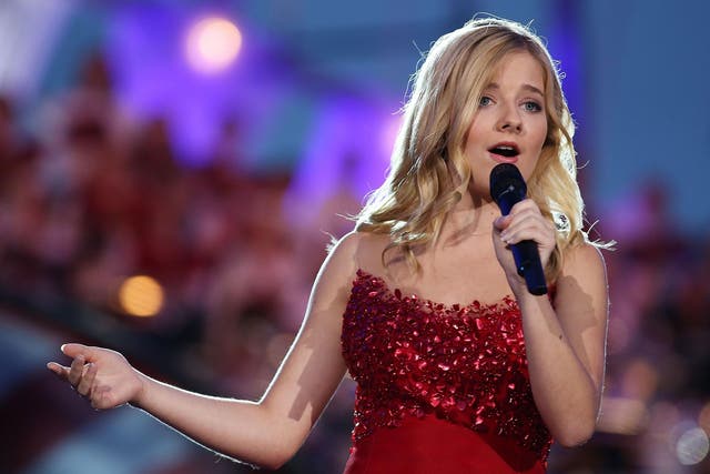Jackie Evancho performs in Washington, DC in 2016