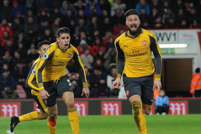 Olivier Giroud rescued a point last time out for Arsenal