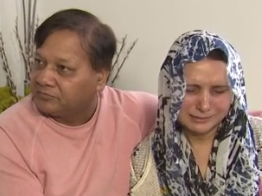 Mohammed Yaqub, being interviewed by Sky News beside his weeping wife, claimed it was a 'pre-planned' operation Sky News