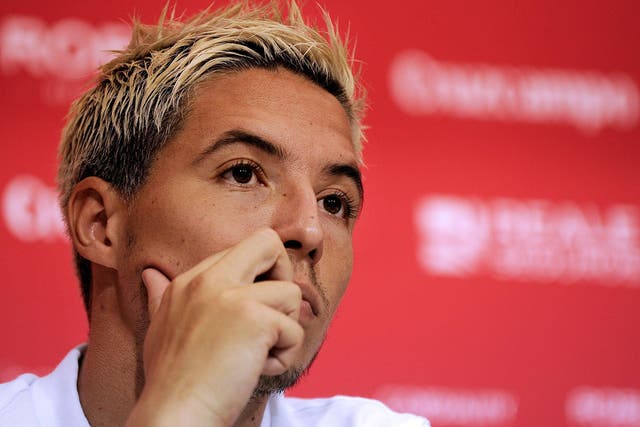 Nasri faces an uncertain future following the allegation he had undergone intravenous therapy