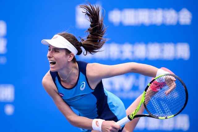Johanna Konta was the highest seed left in the tournament