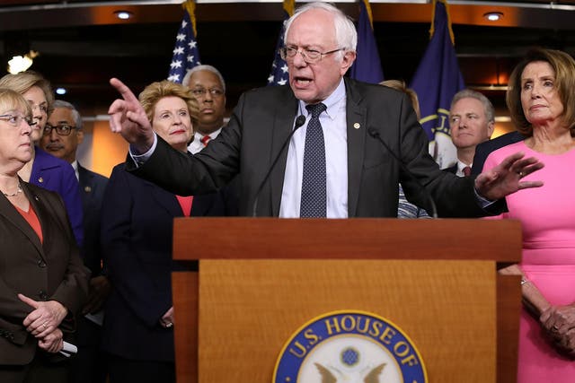 Bernie Sanders is one of several leading Democrats backing the bill