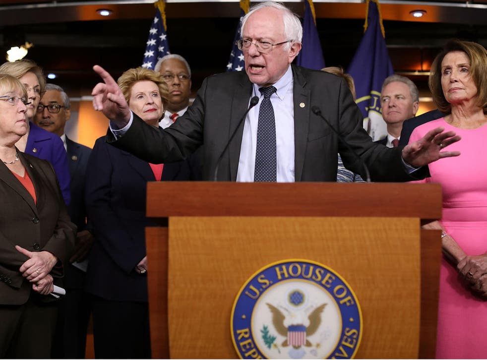 Bernie Sanders is one of several leading Democrats backing the bill