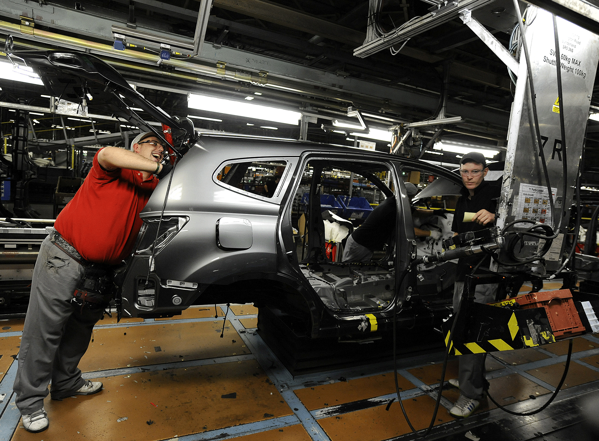 Output at car makers slid by 4.4 per cent in May