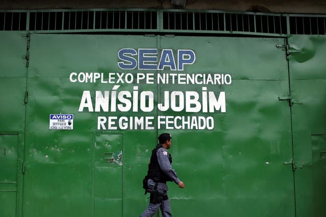 The riot comes just days after a massacre at the Anisio Jobim prison complex, pictured, in Manaus
