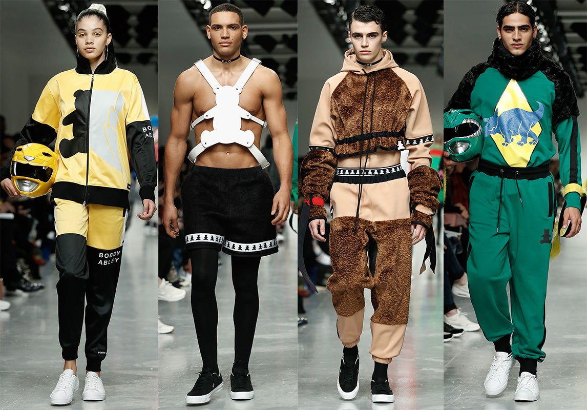 Power play: Bobby Abley took the Power Rangers as his muse