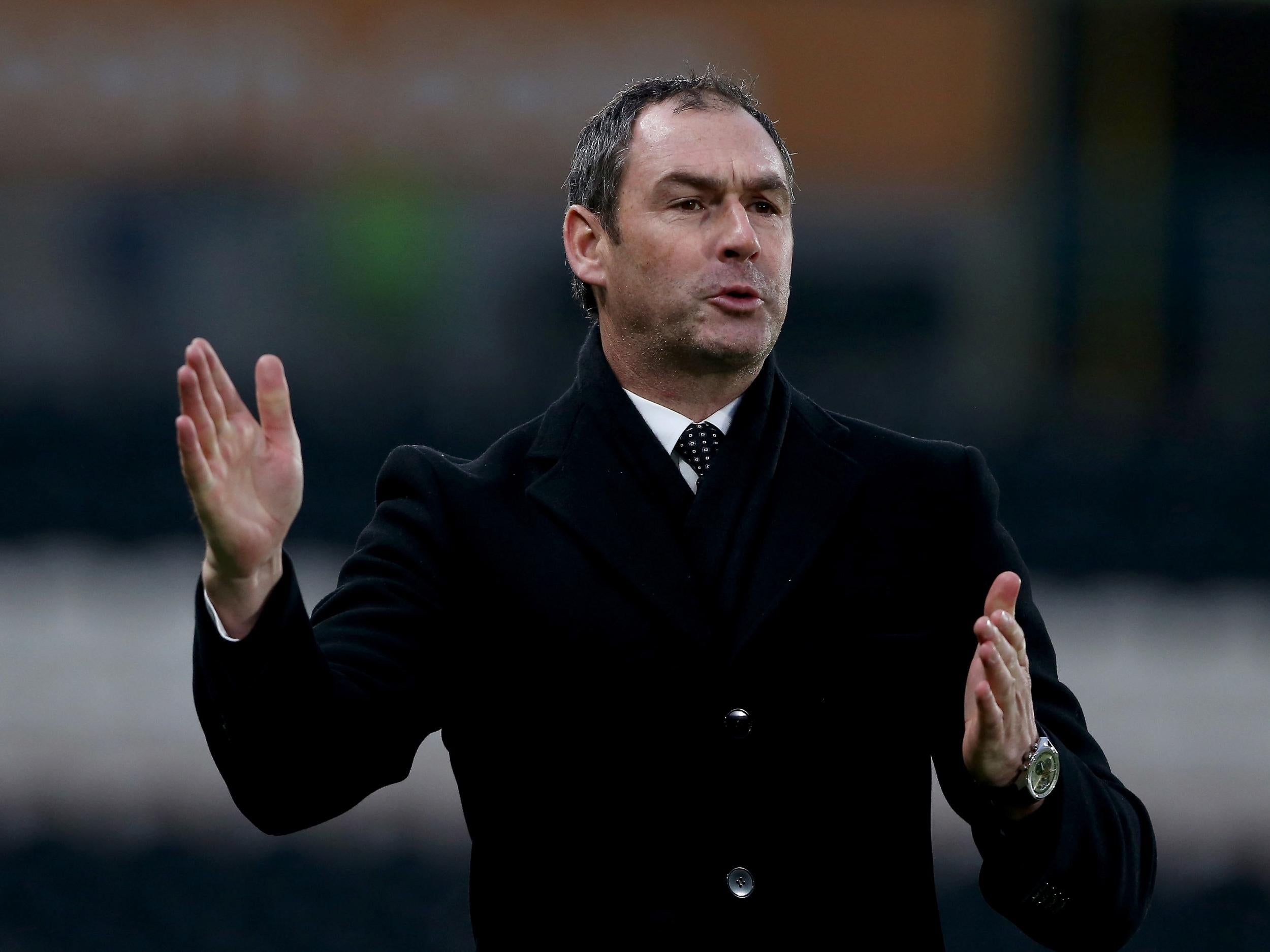 &#13;
Paul Clement saw his side soundly beaten &#13;