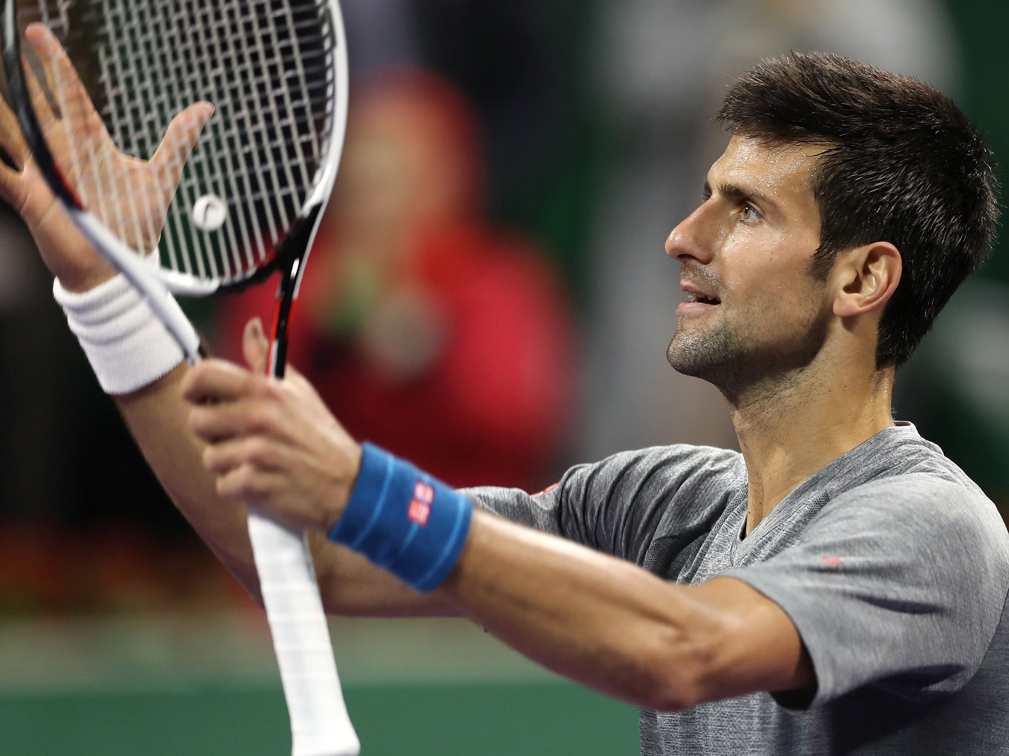 Novak Djokovic had to repel an Andy Murray comeback to end his 28-match winning streak