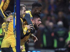 Giroud strikes at the death to knock out battling Preston