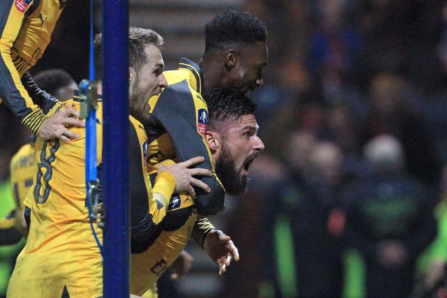 Giroud broke Lancastrian hearts with his late finish