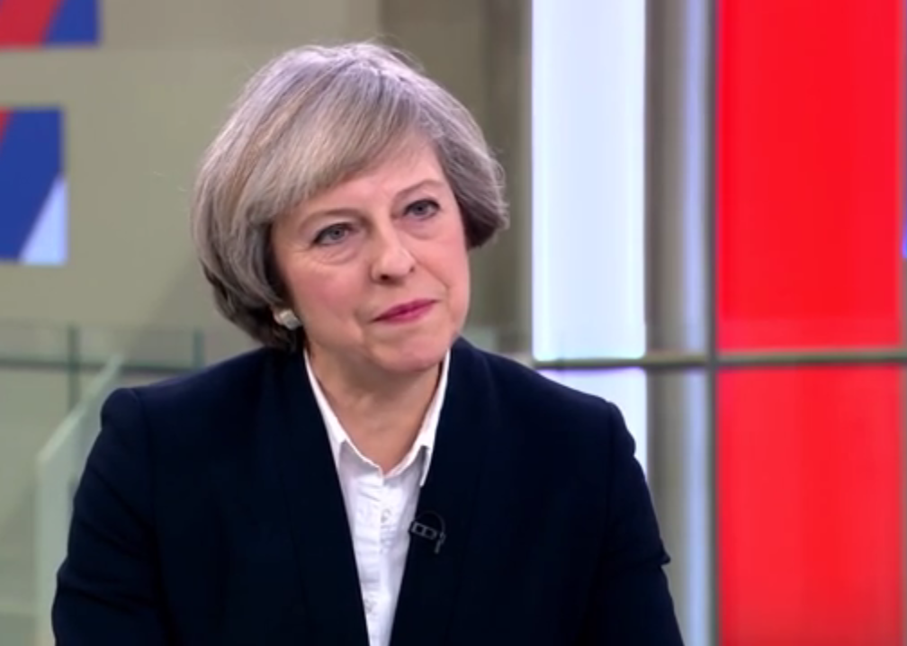 Theresa May, interviewed on Sky News this morning by Sophy Ridge